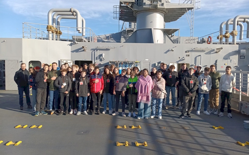 Sortie Bimer : forum des métiers de la marine Nationale.